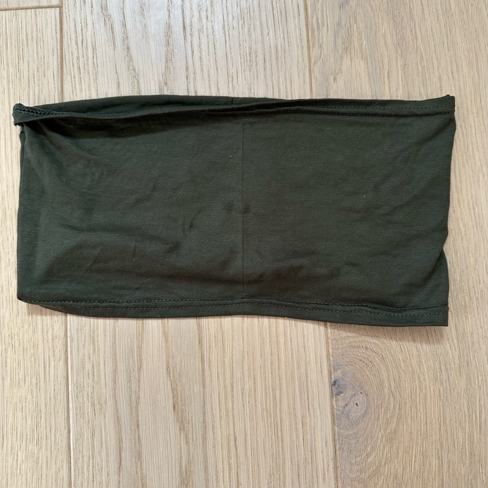 Olive Green Women's Tube Top